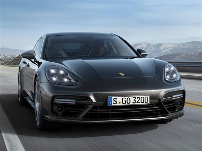保时捷新款 panamera 谍照 搭 4.0t 引擎外观调整