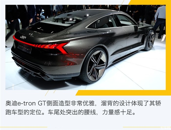 科技感十足的纯电动轿跑 实拍奥迪e-tron gt