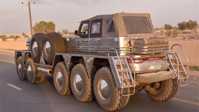 世界上最大的suv汽车长达108米拥有600匹的惊人马力