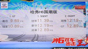 哈弗H6国潮版9.89万-12.89万华南区域正式上市