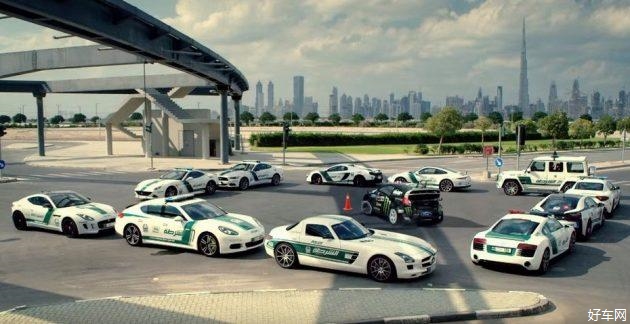 迪拜警车款式盘点 迪拜警察为什么都开豪车？