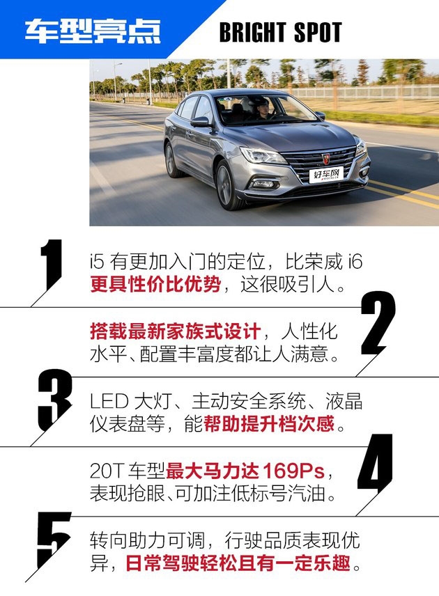 高性价比适合日常驾驶 试驾上汽荣威i5
