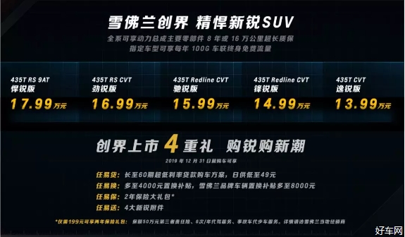 雪佛兰精悍新锐SUV创界Trailblazer新潮上市 售价13.99万元至17.99万元