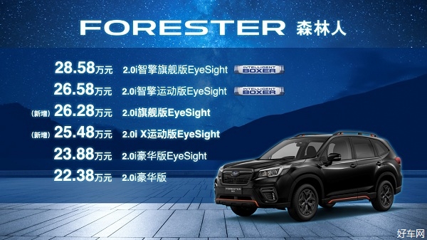 斯巴鲁新款森林人，满足你的用车“真需求”